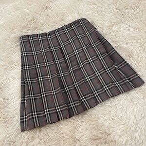 plaid mini skirt
